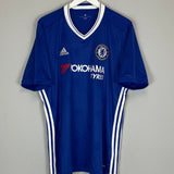 2016/17 CHELSEA HAZARD 10 HOME SHIRT (XL) ADIDAS - Cult Kits - XL - Buy Vintage Football Shirts, Authentic Retro Football Shirts For Sale, Classic Football Shirts & Soccer Jersey