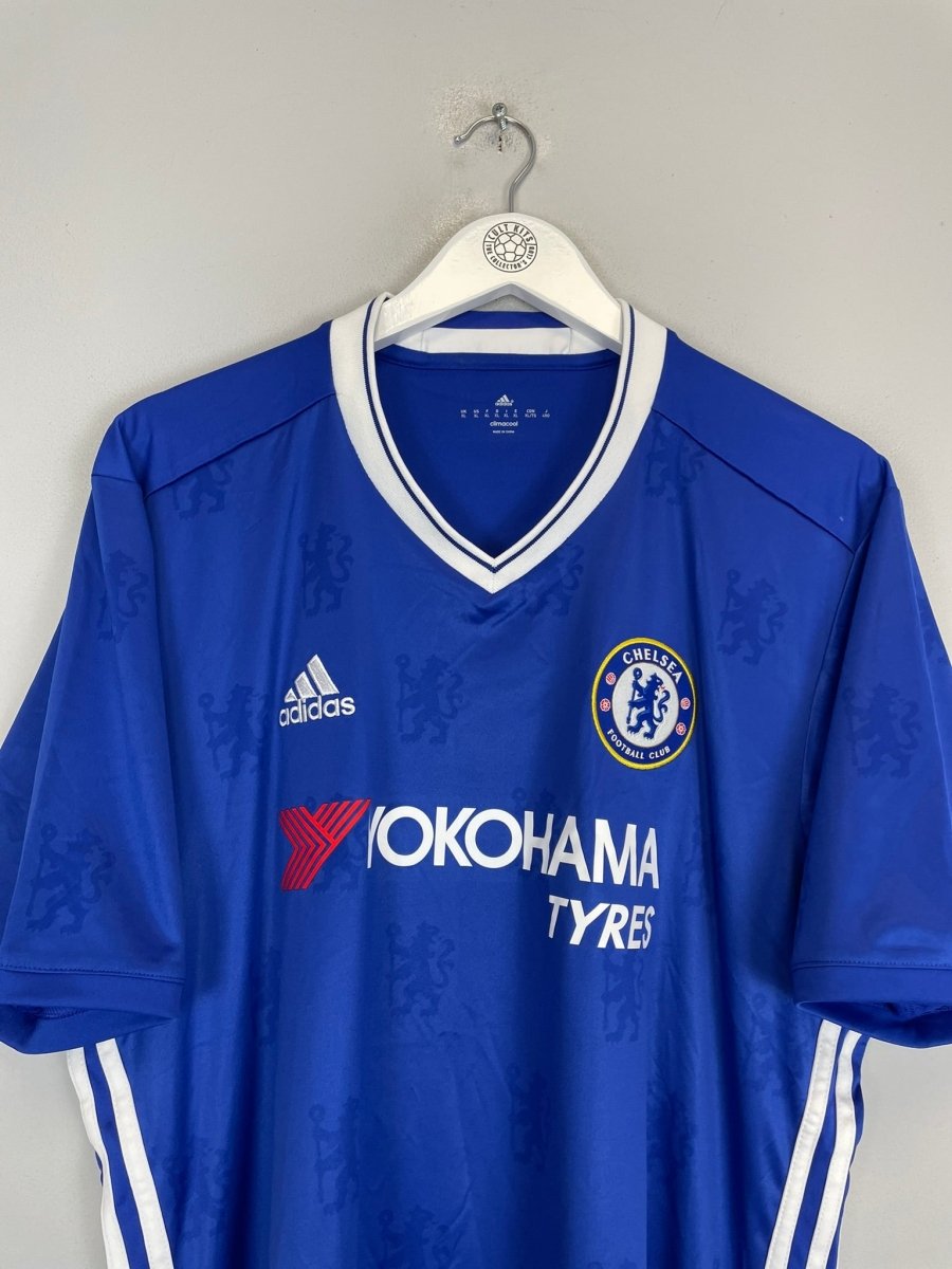 2016/17 CHELSEA HAZARD 10 HOME SHIRT (XL) ADIDAS - Cult Kits - XL - Buy Vintage Football Shirts, Authentic Retro Football Shirts For Sale, Classic Football Shirts & Soccer Jersey