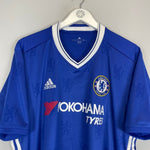2016/17 CHELSEA HAZARD 10 HOME SHIRT (XL) ADIDAS - Cult Kits - XL - Buy Vintage Football Shirts, Authentic Retro Football Shirts For Sale, Classic Football Shirts & Soccer Jersey