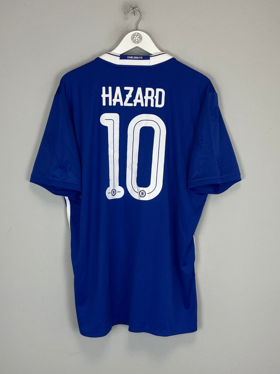 2016/17 CHELSEA HAZARD 10 HOME SHIRT (XL) ADIDAS - Cult Kits - XL - Buy Vintage Football Shirts, Authentic Retro Football Shirts For Sale, Classic Football Shirts & Soccer Jersey