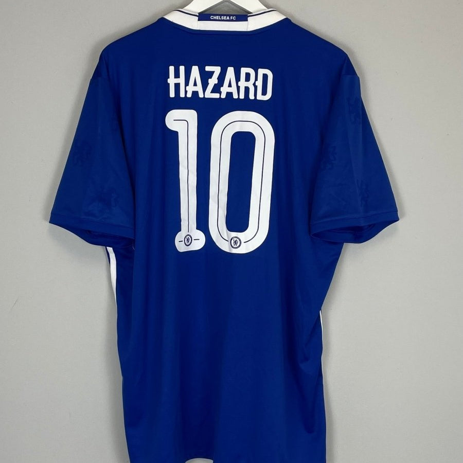 2016/17 CHELSEA HAZARD 10 HOME SHIRT (XL) ADIDAS - Cult Kits - XL - Buy Vintage Football Shirts, Authentic Retro Football Shirts For Sale, Classic Football Shirts & Soccer Jersey