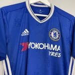 Shop 2016/17 CHELSEA HOME SHIRT (M) ADIDAS, classic football shirts, vintage football shirts & retro soccer jerseys at Cult Kits