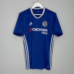 Shop 2016/17 CHELSEA HOME SHIRT (M) ADIDAS, classic football shirts, vintage football shirts & retro soccer jerseys at Cult Kits