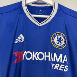 Shop 2016/17 CHELSEA HOME SHIRT (M) ADIDAS, classic football shirts, vintage football shirts & retro soccer jerseys at Cult Kits