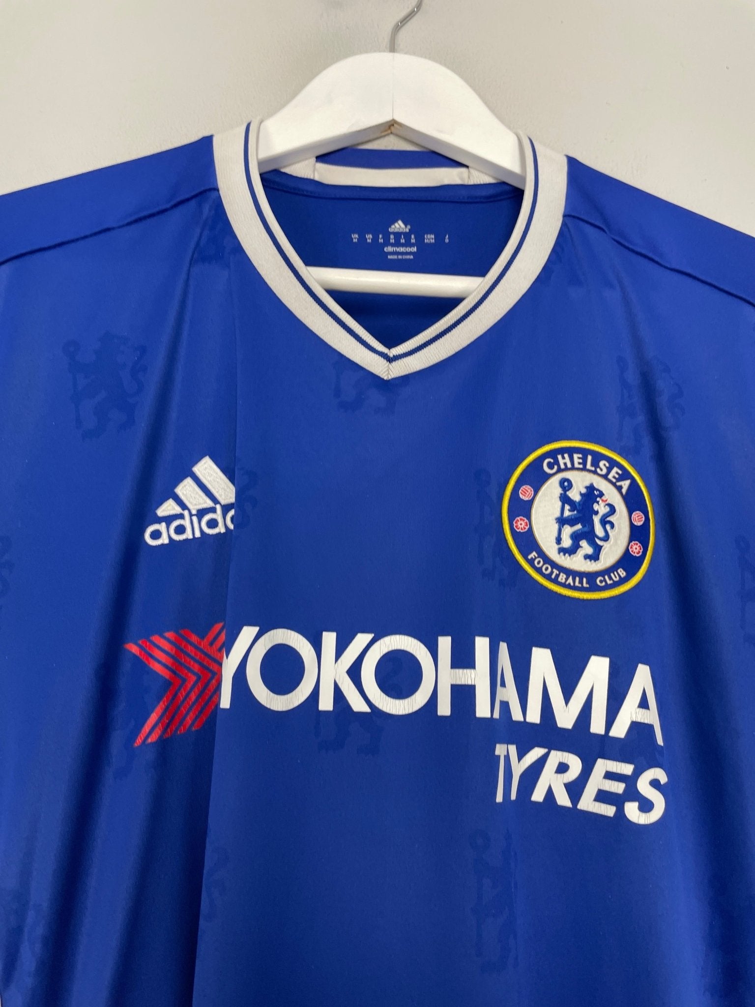 Shop 2016/17 CHELSEA HOME SHIRT (M) ADIDAS, classic football shirts, vintage football shirts & retro soccer jerseys at Cult Kits