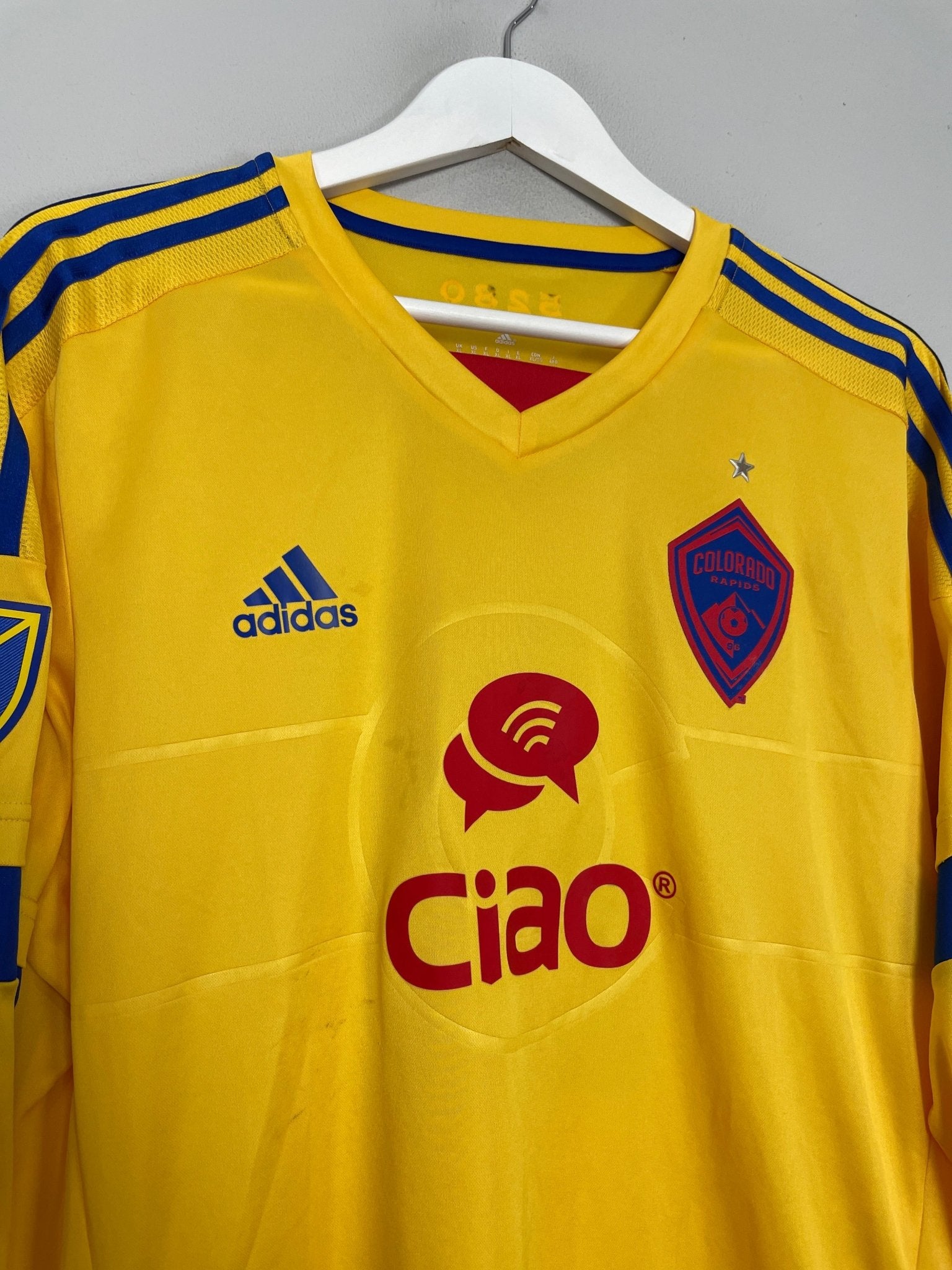 Shop 2016/17 COLORADO RAPIDS #21 L/S AWAY SHIRT (XL) ADIDAS, classic football shirts, vintage football shirts & retro soccer jerseys at Cult Kits