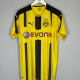 Shop 2016/17 DORTMUND HOME SHIRT (L) PUMA, classic football shirts, vintage football shirts & retro soccer jerseys at Cult Kits