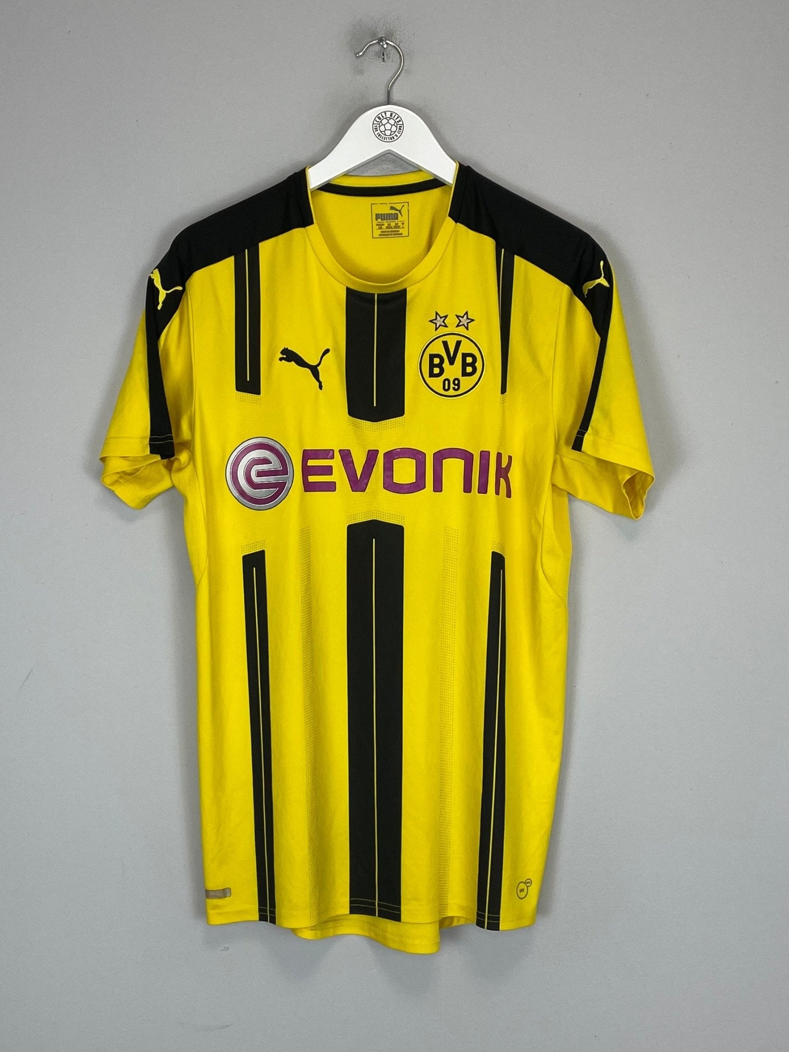 Shop 2016/17 DORTMUND HOME SHIRT (L) PUMA, classic football shirts, vintage football shirts & retro soccer jerseys at Cult Kits