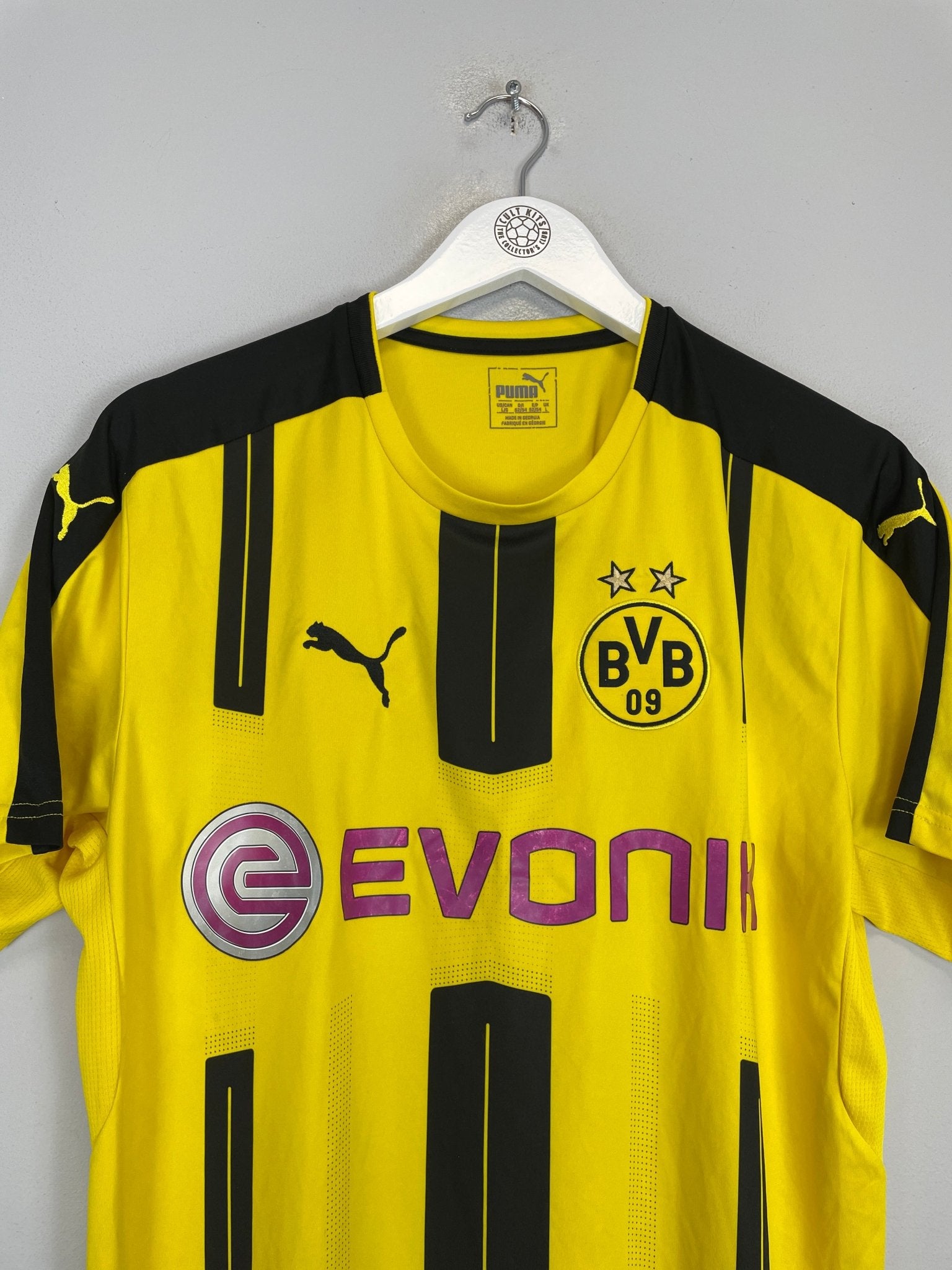 Shop 2016/17 DORTMUND HOME SHIRT (L) PUMA, classic football shirts, vintage football shirts & retro soccer jerseys at Cult Kits
