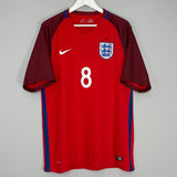 Shop 2016/17 ENGLAND BARKLEY #8 AWAY SHIRT (XL) NIKE, classic football shirts, vintage football shirts & retro soccer jerseys at Cult Kits