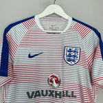 Shop 2016/17 ENGLAND PRE MATCH SHIRT (L) NIKE, classic football shirts, vintage football shirts & retro soccer jerseys at Cult Kits