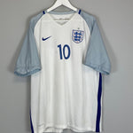Shop 2016/17 ENGLAND ROONEY #10 HOME SHIRT (XXL) NIKE, classic football shirts, vintage football shirts & retro soccer jerseys at Cult Kits
