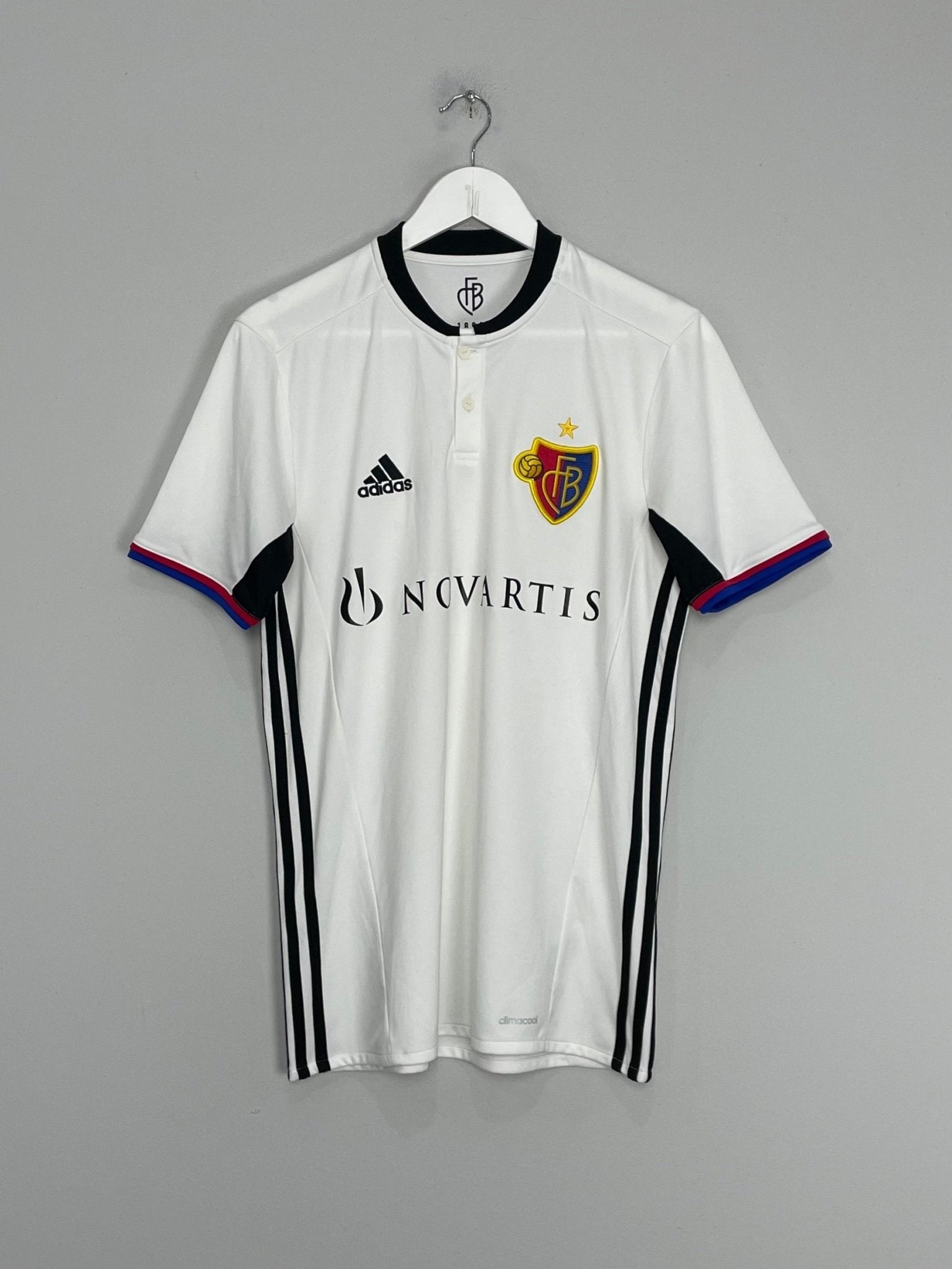 Shop 2016/17 FC BASEL AWAY SHIRT (M) ADIDAS, classic football shirts, vintage football shirts & retro soccer jerseys at Cult Kits