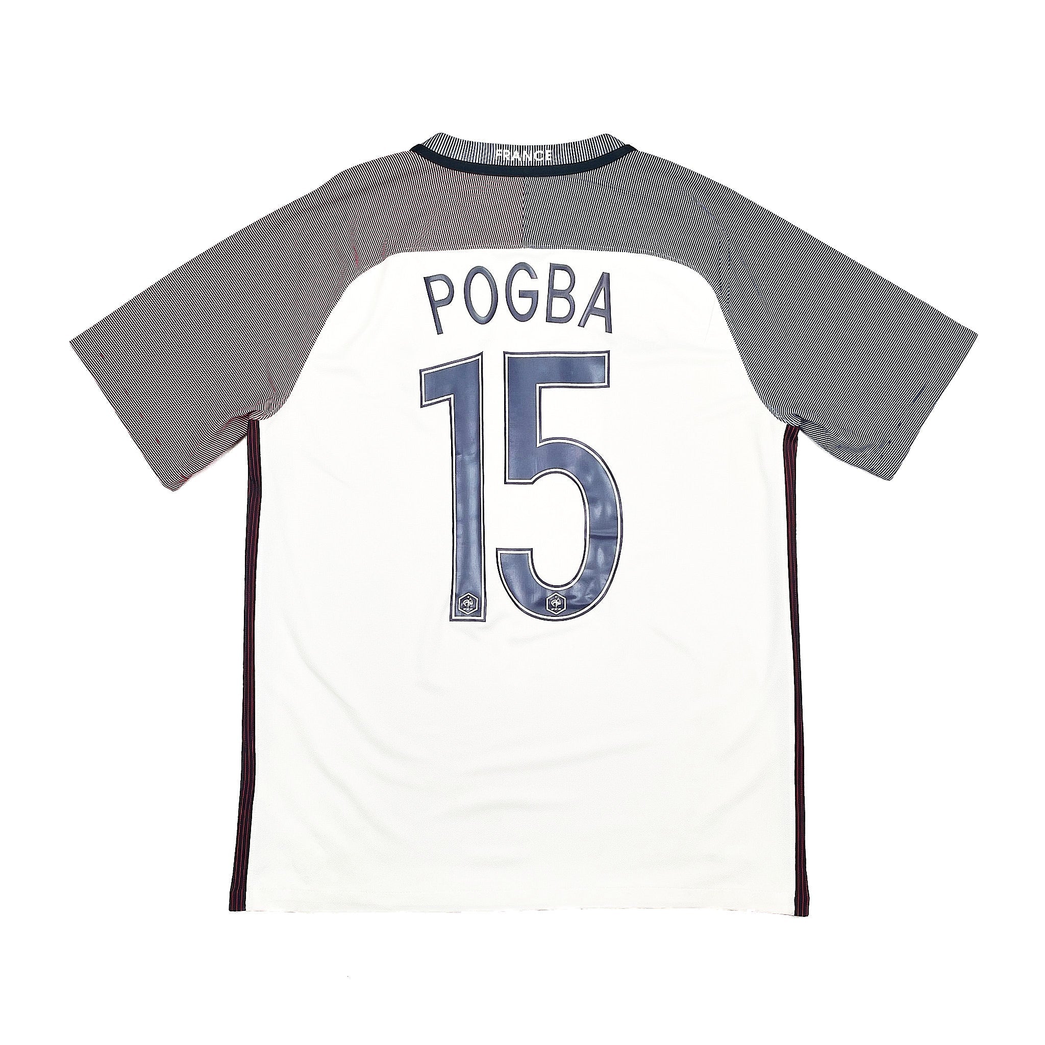 Buy 2016/17 FRANCE POGBA 15 AWAY SHIRT (M) NIKE ~ Free worldwide shipping available ~ Authentic Vintage Football Shirts from Cult Kits