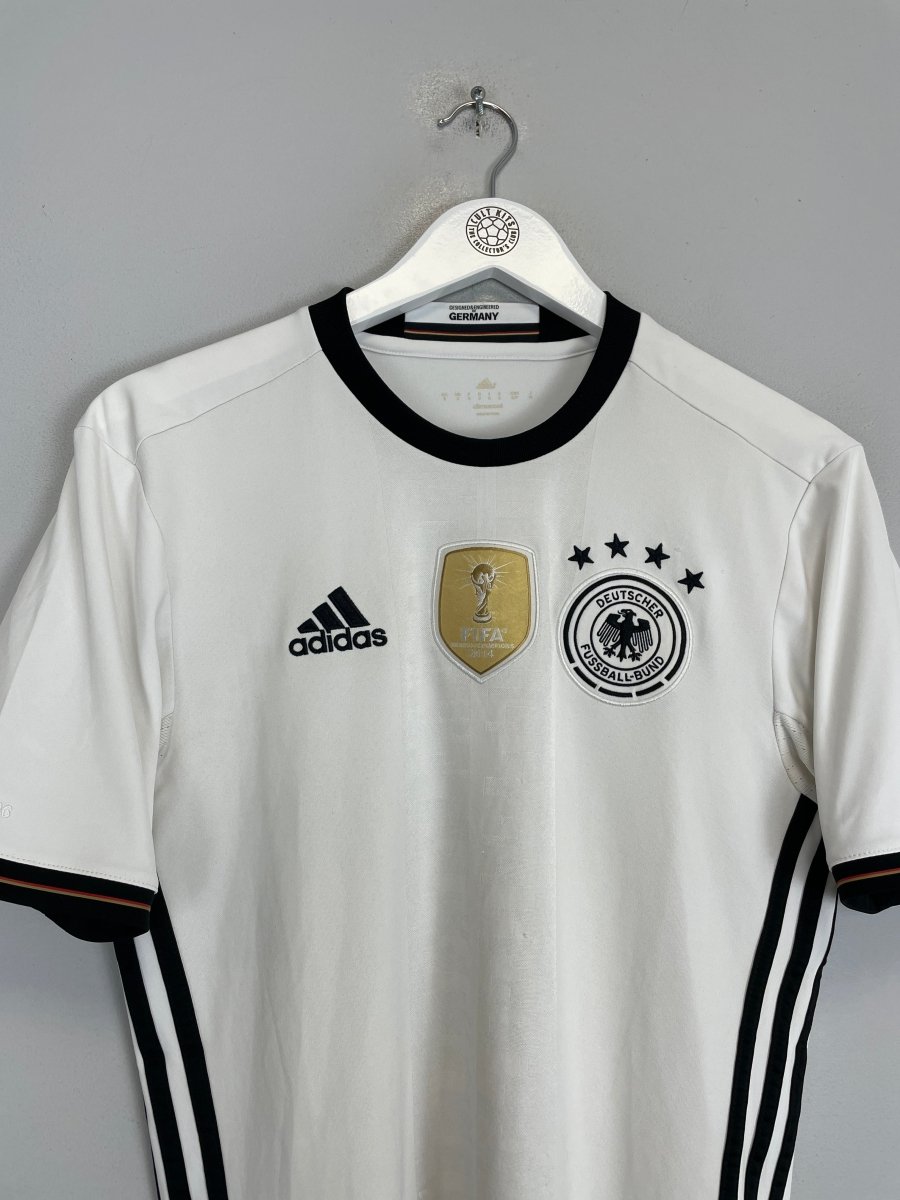 2016/17 GERMANY HOME SHIRT (S) ADIDAS - Cult Kits - Small - Buy Vintage Football Shirts, Authentic Retro Football Shirts For Sale, Classic Football Shirts & Soccer Jersey