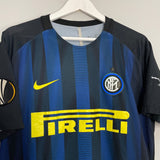 Shop 2016/17 INTER MILAN ICARDI #9 *PLAYER ISSUE* HOME SHIRT (XL) NIKE, classic football shirts, vintage football shirts & retro soccer jerseys at Cult Kits