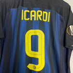 Shop 2016/17 INTER MILAN ICARDI #9 *PLAYER ISSUE* HOME SHIRT (XL) NIKE, classic football shirts, vintage football shirts & retro soccer jerseys at Cult Kits
