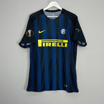 Shop 2016/17 INTER MILAN ICARDI #9 *PLAYER ISSUE* HOME SHIRT (XL) NIKE, classic football shirts, vintage football shirts & retro soccer jerseys at Cult Kits