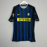 Shop 2016/17 INTER MILAN ICARDI #9 *PLAYER ISSUE* HOME SHIRT (XL) NIKE, classic football shirts, vintage football shirts & retro soccer jerseys at Cult Kits