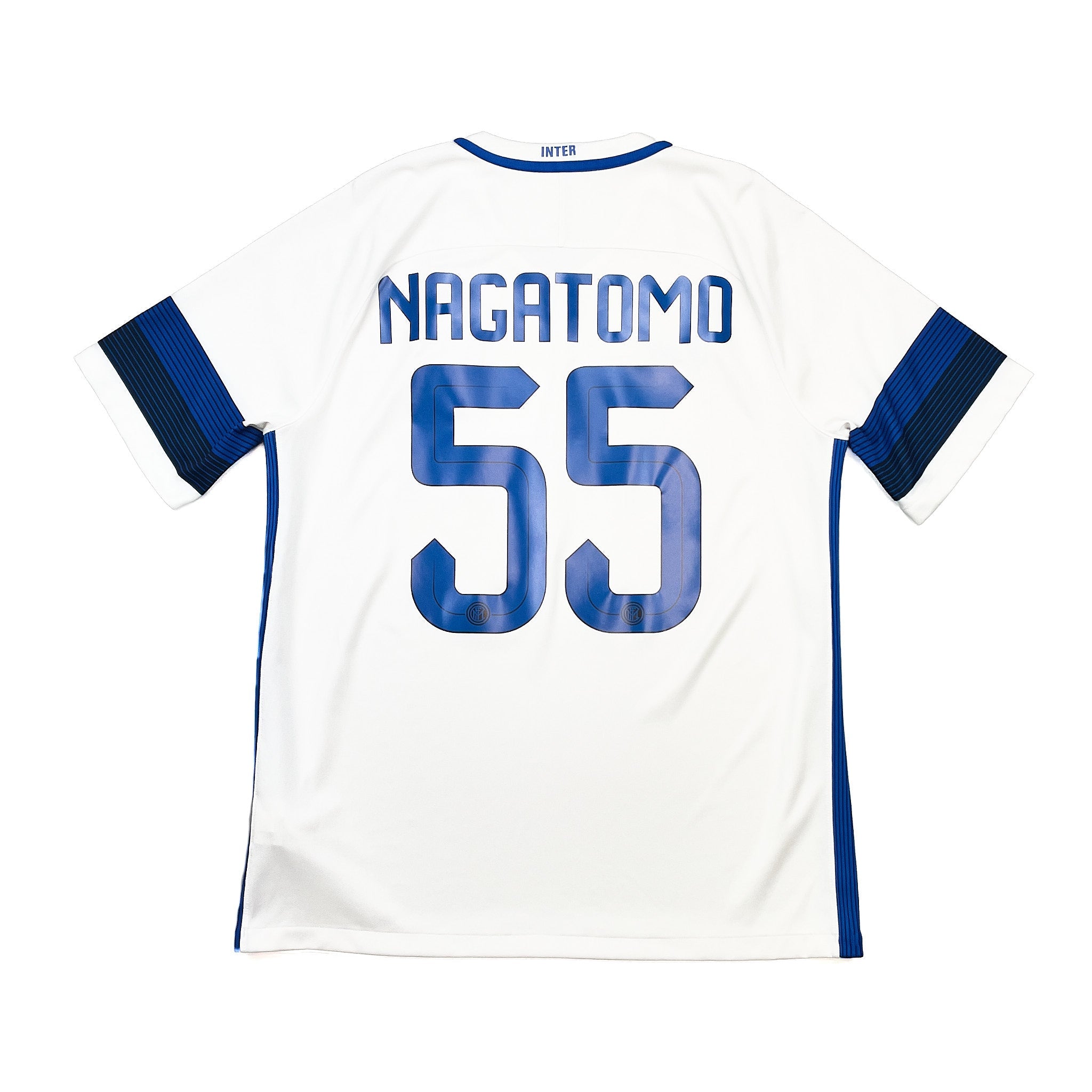 Buy 2016/17 Inter Milan Nagatomo 55 Away Shirt (L) Nike ~ Free worldwide shipping available ~ Authentic Vintage Football Shirts from Cult Kits