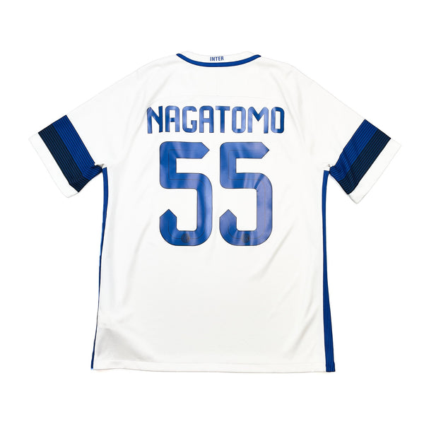 インテル・ミラノ 3冠Nagatomo 55 ホワイトシャツ 2016/17 Inter Milan Nagatomo #55 Away Shirt (L) Nike – Cult Kits