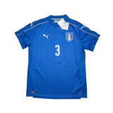 Buy 2016/17 Italy Chiellini 3 *BNWT* Home Shirt (L) Puma ~ Free worldwide shipping ~ Authentic Vintage Football Shirts from Cult Kits