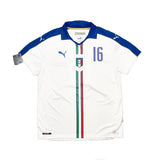 Buy 2016/17 ITALY DE ROSSI 16 *BNWT* AWAY SHIRT (XL) PUMA ~ Free worldwide shipping available ~ Authentic Vintage Football Shirts from Cult Kits