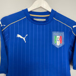 Shop 2016/17 ITALY *PLAYER ISSUE* HOME SHIRT (M) PUMA, classic football shirts, vintage football shirts & retro soccer jerseys at Cult Kits