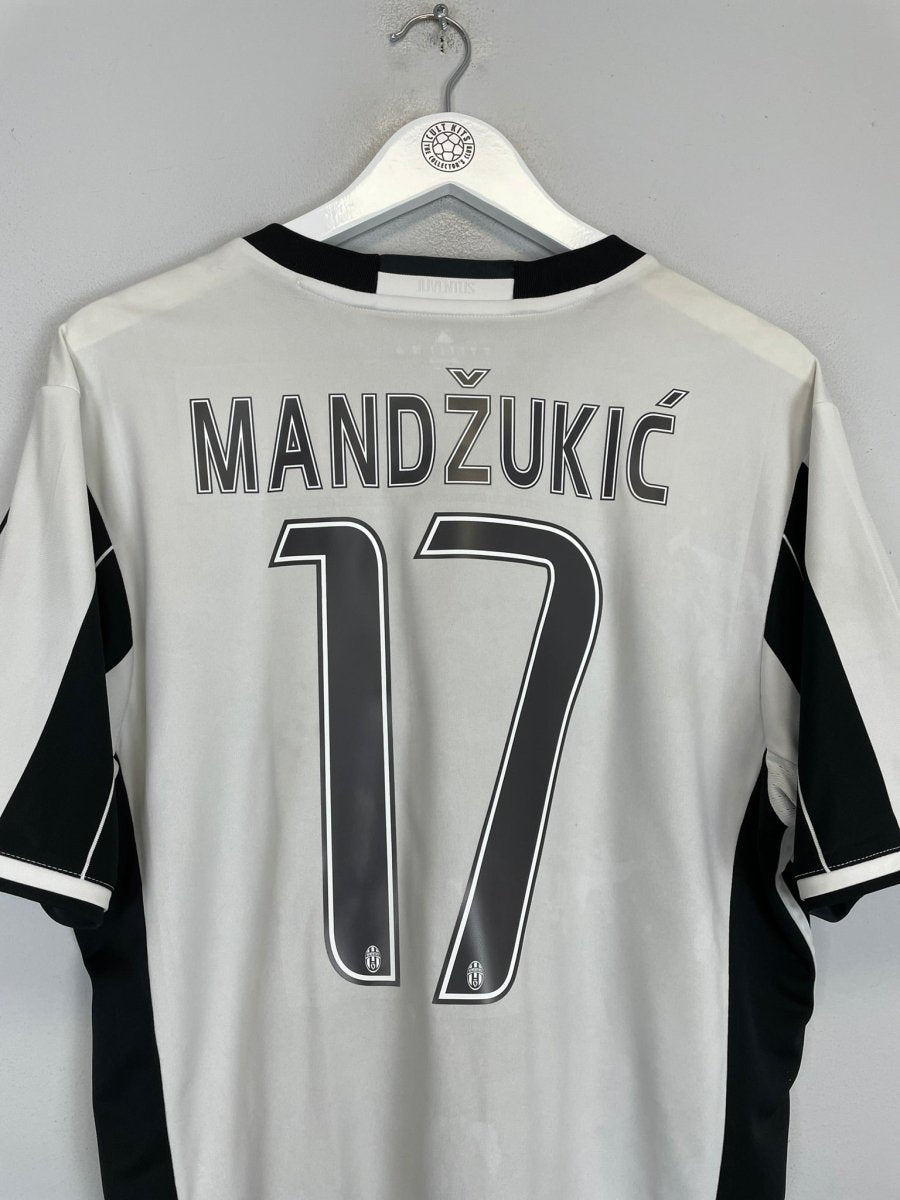 2016/17 JUVENTUS MANDZUKIC 17 HOME SHIRT (L) ADIDAS - Cult Kits - Large - Buy Vintage Football Shirts, Authentic Retro Football Shirts For Sale, Classic Football Shirts & Soccer Jersey