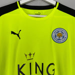 Shop 2016/17 LEICESTER CITY SCHMEICHEL #1 C/L GK SHIRT (L) PUMA, classic football shirts, vintage football shirts & retro soccer jerseys at Cult Kits