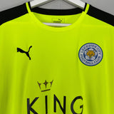 Shop 2016/17 LEICESTER CITY SCHMEICHEL #1 C/L GK SHIRT (L) PUMA, classic football shirts, vintage football shirts & retro soccer jerseys at Cult Kits