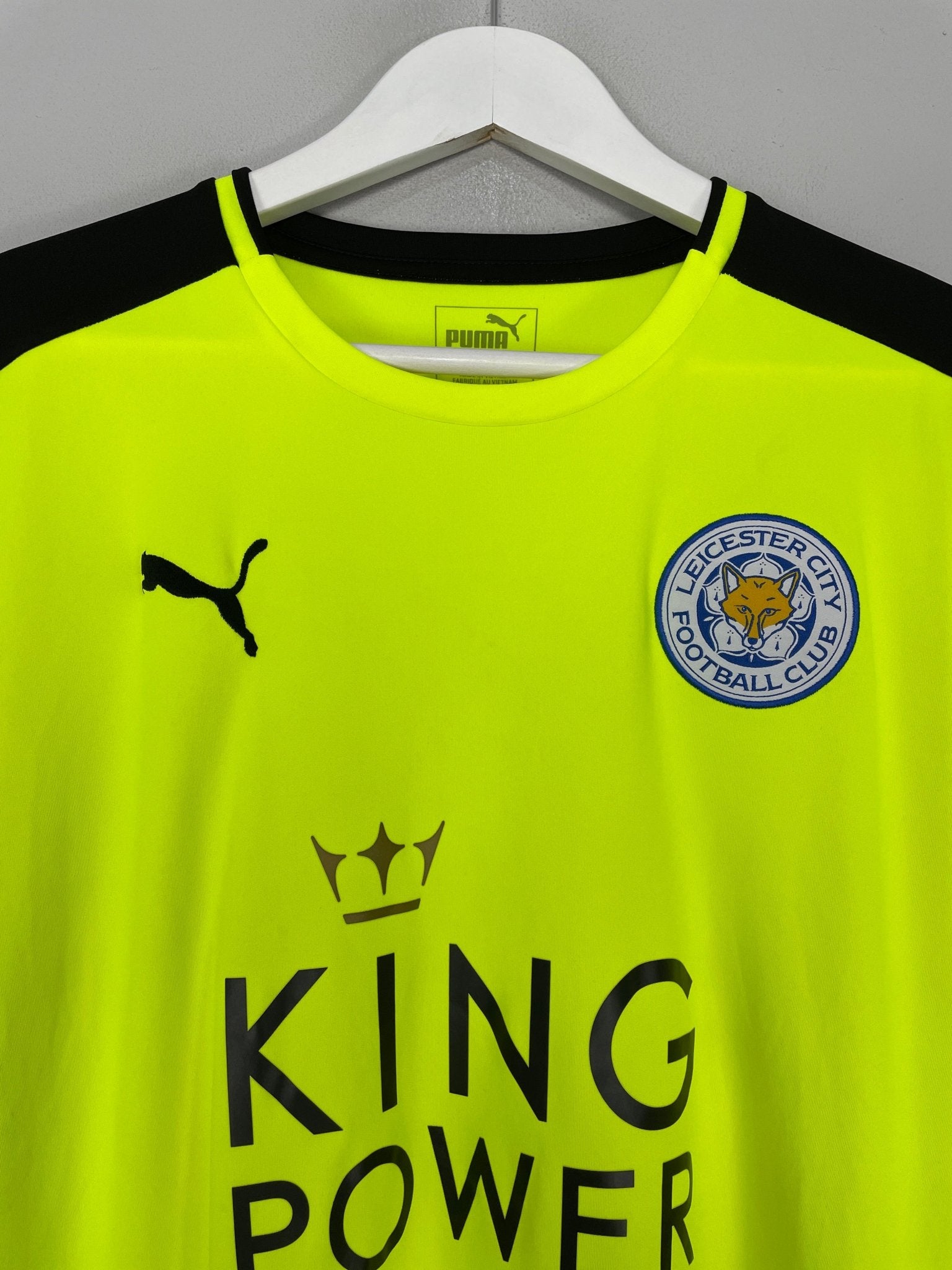 Shop 2016/17 LEICESTER CITY SCHMEICHEL #1 C/L GK SHIRT (L) PUMA, classic football shirts, vintage football shirts & retro soccer jerseys at Cult Kits