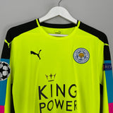 Shop 2016/17 LEICESTER CITY SCHMEICHEL #1 C/L GK SHIRT (L) PUMA, classic football shirts, vintage football shirts & retro soccer jerseys at Cult Kits
