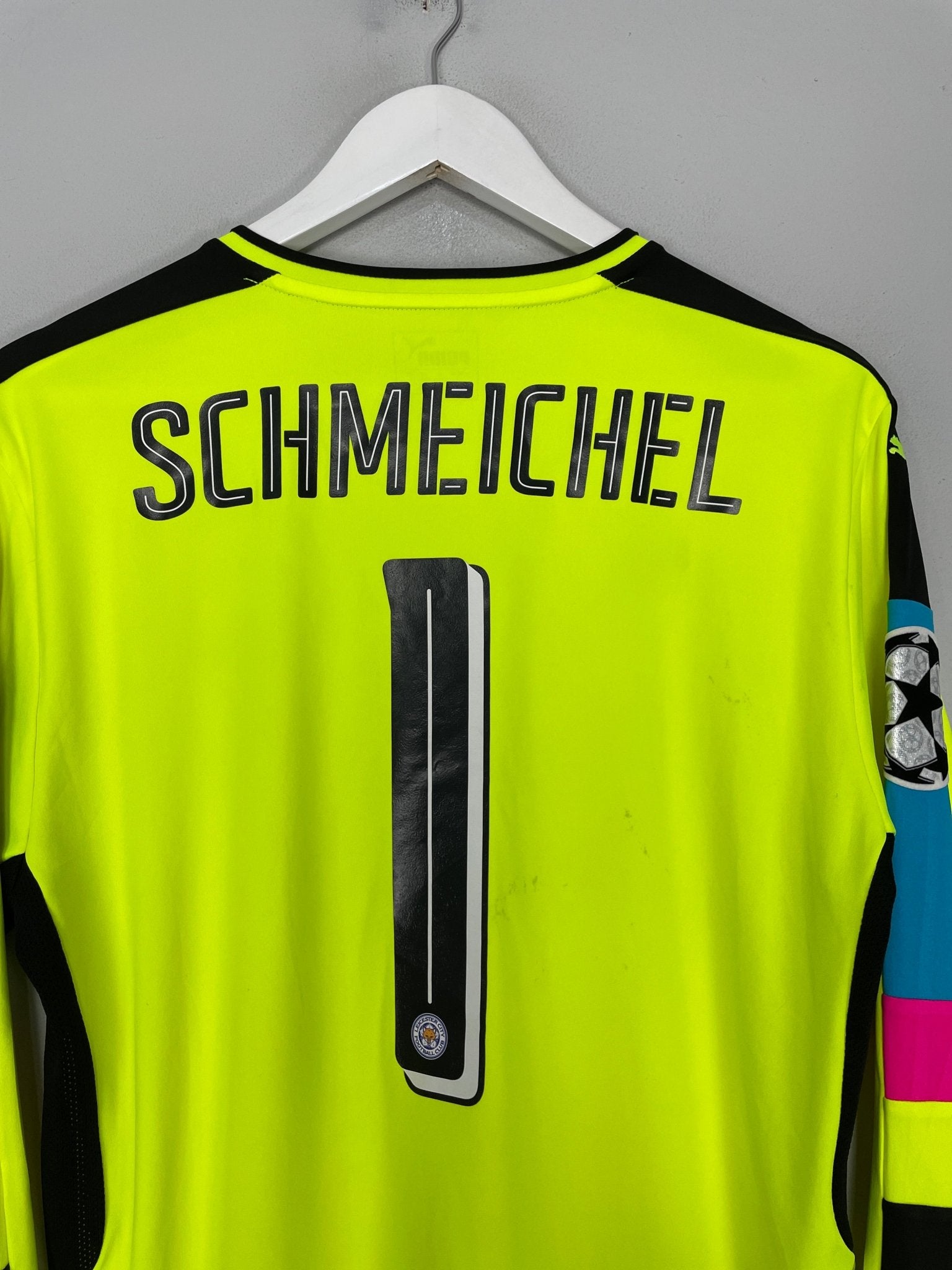 Shop 2016/17 LEICESTER CITY SCHMEICHEL #1 C/L GK SHIRT (L) PUMA, classic football shirts, vintage football shirts & retro soccer jerseys at Cult Kits