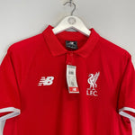 2016/17 LIVERPOOL *BNWT* POLO SHIRT (S) NEW BALANCE - Cult Kits - Small - Buy Vintage Football Shirts, Authentic Retro Football Shirts For Sale, Classic Football Shirts & Soccer Jersey