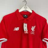 2016/17 LIVERPOOL *BNWT* POLO SHIRT (S) NEW BALANCE - Cult Kits - Small - Buy Vintage Football Shirts, Authentic Retro Football Shirts For Sale, Classic Football Shirts & Soccer Jersey