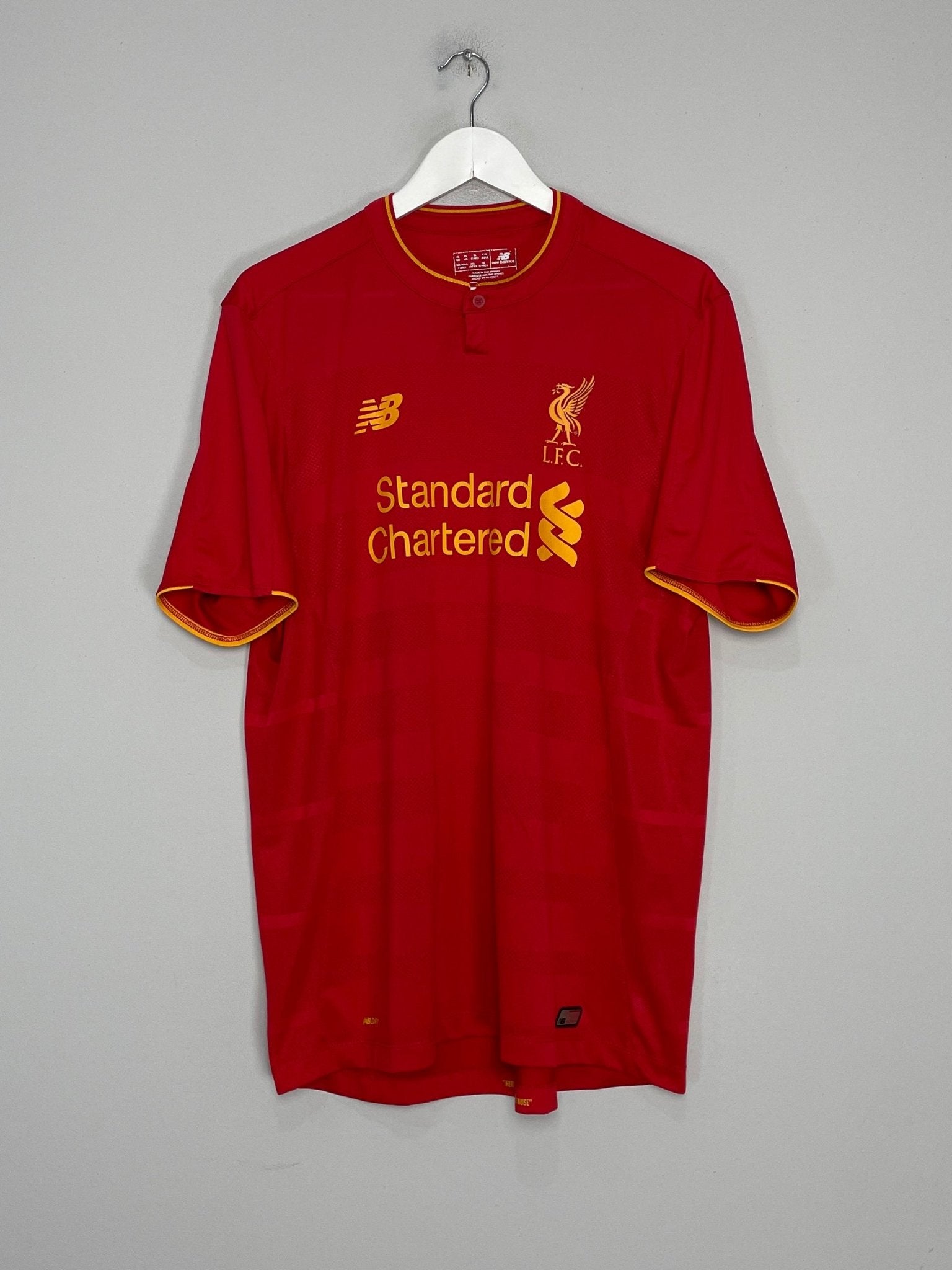 Shop 2016/17 LIVERPOOL COUTINHO #10 HOME SHIRT (XL) NEW BALANCE, classic football shirts, vintage football shirts & retro soccer jerseys at Cult Kits