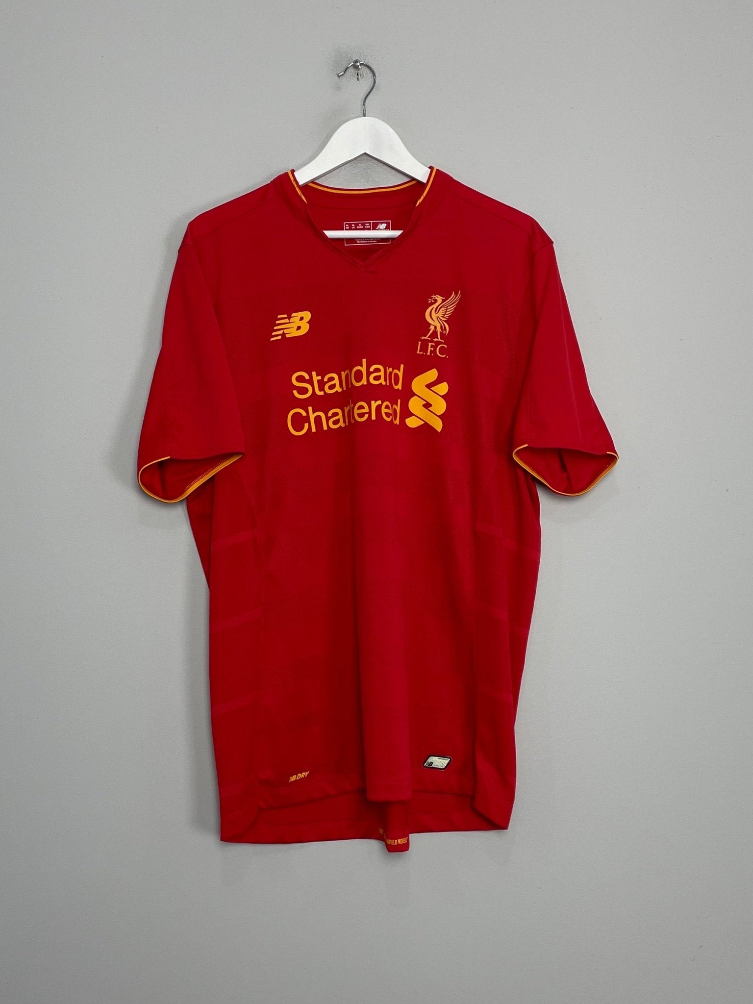 Shop 2016/17 LIVERPOOL MANE #19 HOME SHIRT (XL) NEW BALANCE, classic football shirts, vintage football shirts & retro soccer jerseys at Cult Kits
