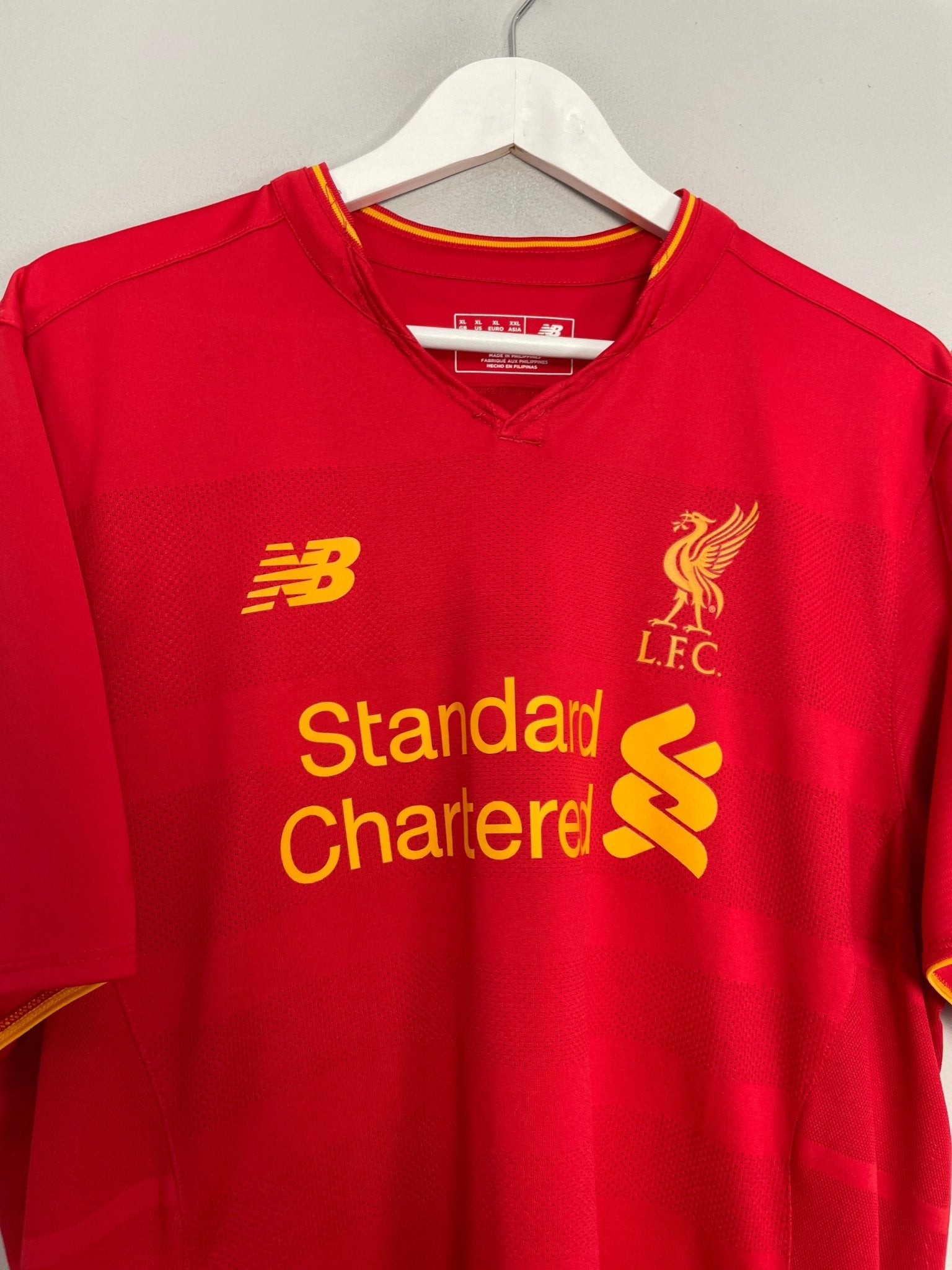 Shop 2016/17 LIVERPOOL MANE #19 HOME SHIRT (XL) NEW BALANCE, classic football shirts, vintage football shirts & retro soccer jerseys at Cult Kits