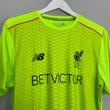 Shop 2016/17 LIVERPOOL TRAINING SHIRT (L) NEW BALANCE, classic football shirts, vintage football shirts & retro soccer jerseys at Cult Kits