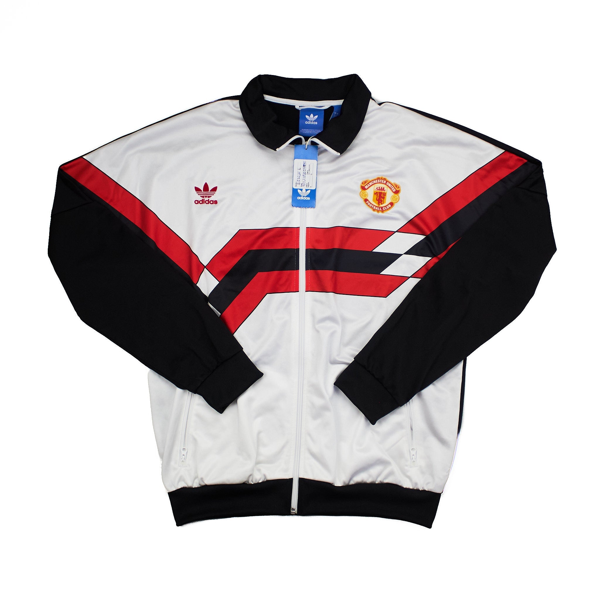 Buy 2016/17 Manchester United Adidas Originals Track Jacket (L) ~ Free worldwide shipping ~ Authentic Vintage Football Shirts from Cult Kits