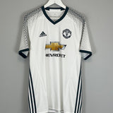 Shop 2016/17 MANCHESTER UNITED AWAY SHIRT (L) ADIDAS, classic football shirts, vintage football shirts & retro soccer jerseys at Cult Kits