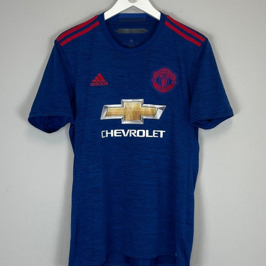 2016/17 MANCHESTER UNITED AWAY SHIRT (M) ADIDAS - Cult Kits - Medium - Buy Vintage Football Shirts, Authentic Retro Football Shirts For Sale, Classic Football Shirts & Soccer Jersey