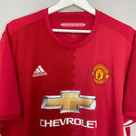 Shop 2016/17 MANCHESTER UNITED IBRAHIMOVIC #10 HOME SHIRT (XXL) ADIDAS, classic football shirts, vintage football shirts & retro soccer jerseys at Cult Kits