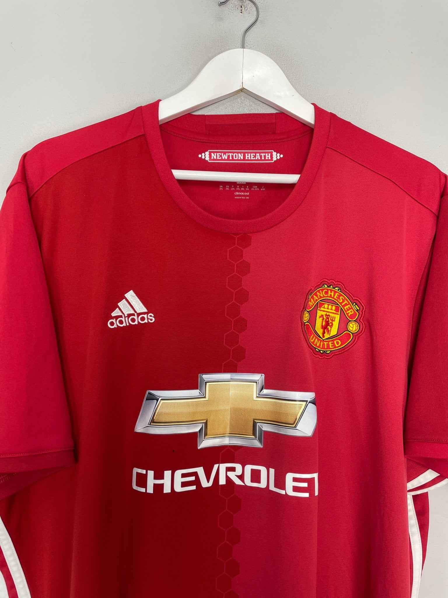 Shop 2016/17 MANCHESTER UNITED IBRAHIMOVIC #10 HOME SHIRT (XXL) ADIDAS, classic football shirts, vintage football shirts & retro soccer jerseys at Cult Kits