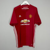 Shop 2016/17 MANCHESTER UNITED IBRAHIMOVIC #10 HOME SHIRT (XXL) ADIDAS, classic football shirts, vintage football shirts & retro soccer jerseys at Cult Kits
