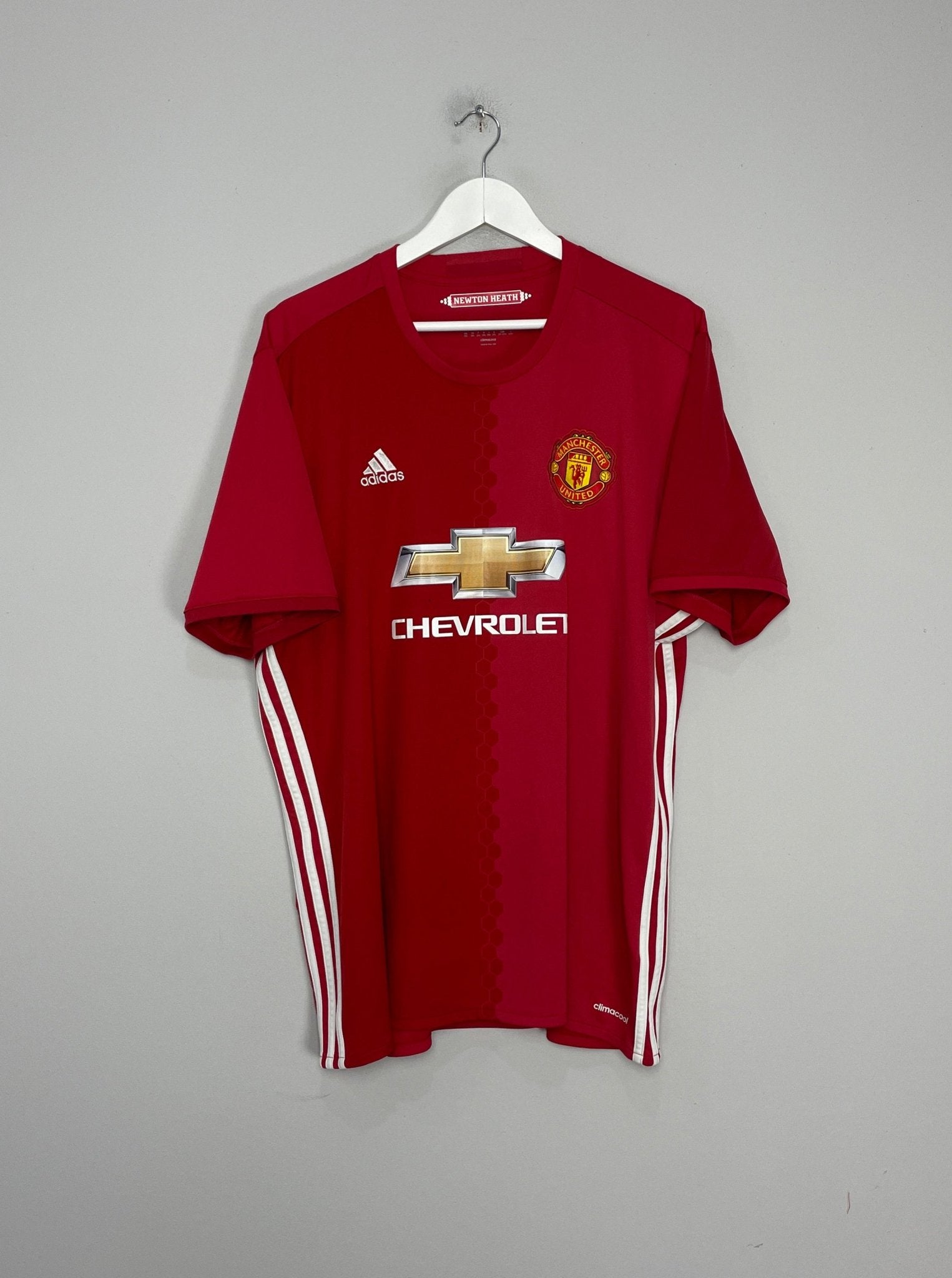Shop 2016/17 MANCHESTER UNITED IBRAHIMOVIC #10 HOME SHIRT (XXL) ADIDAS, classic football shirts, vintage football shirts & retro soccer jerseys at Cult Kits
