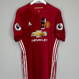 2016/17 MANCHESTER UNITED IBRAHIMOVIC 9 *BNWT* AUTHENTIC HOME SHIRT (XL) ADIDAS - Cult Kits - XL - Buy Vintage Football Shirts, Authentic Retro Football Shirts For Sale, Classic Football Shirts & Soccer Jersey