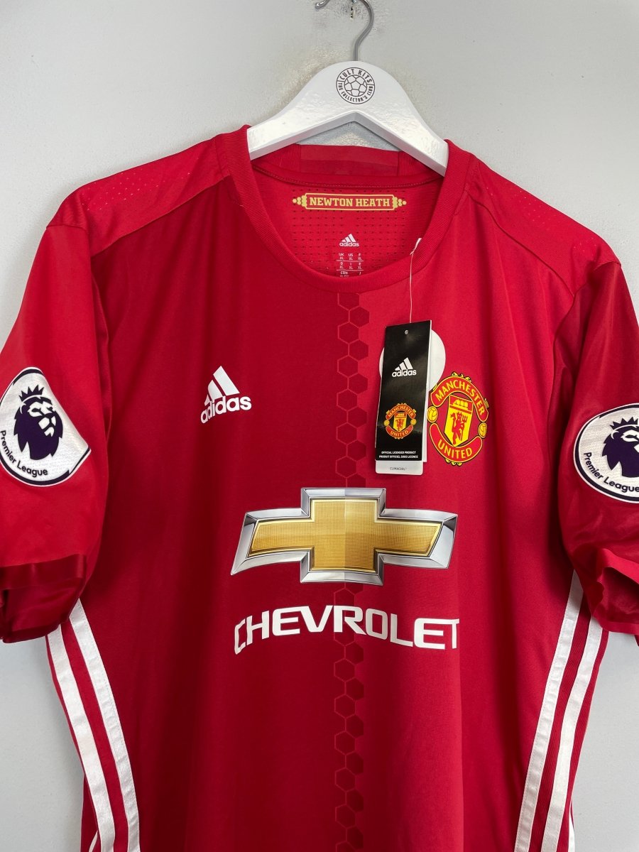 2016/17 MANCHESTER UNITED IBRAHIMOVIC 9 *BNWT* AUTHENTIC HOME SHIRT (XL) ADIDAS - Cult Kits - XL - Buy Vintage Football Shirts, Authentic Retro Football Shirts For Sale, Classic Football Shirts & Soccer Jersey