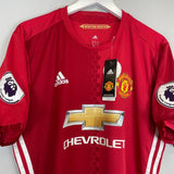 2016/17 MANCHESTER UNITED IBRAHIMOVIC 9 *BNWT* AUTHENTIC HOME SHIRT (XL) ADIDAS - Cult Kits - XL - Buy Vintage Football Shirts, Authentic Retro Football Shirts For Sale, Classic Football Shirts & Soccer Jersey